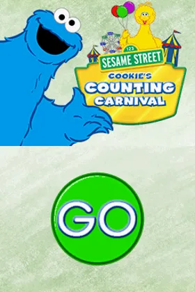 123 Sesame Street - Cookie's Counting Carnival - The Videogame (USA) screen shot title